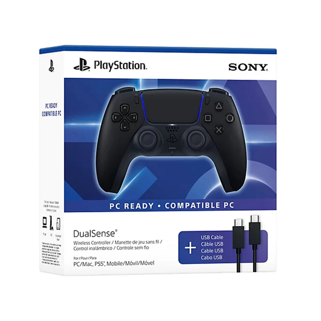 Joystick Inalámbrico Sony Playstation 5 DS PS5 Negro + USB-C
